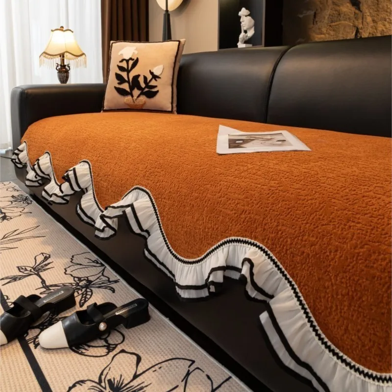 2025 All Seasons Skirt Hem Sofa Cushion Pad One-Piece Anti-Slip Retro French Style Chenille Design Sofa Cushions for Living Room
2025 All Seasons Skirt Hem Sofa Cushion Pad One-Piece Anti-Slip Retro French Style Chenille Design Sofa Cushions for Living Room