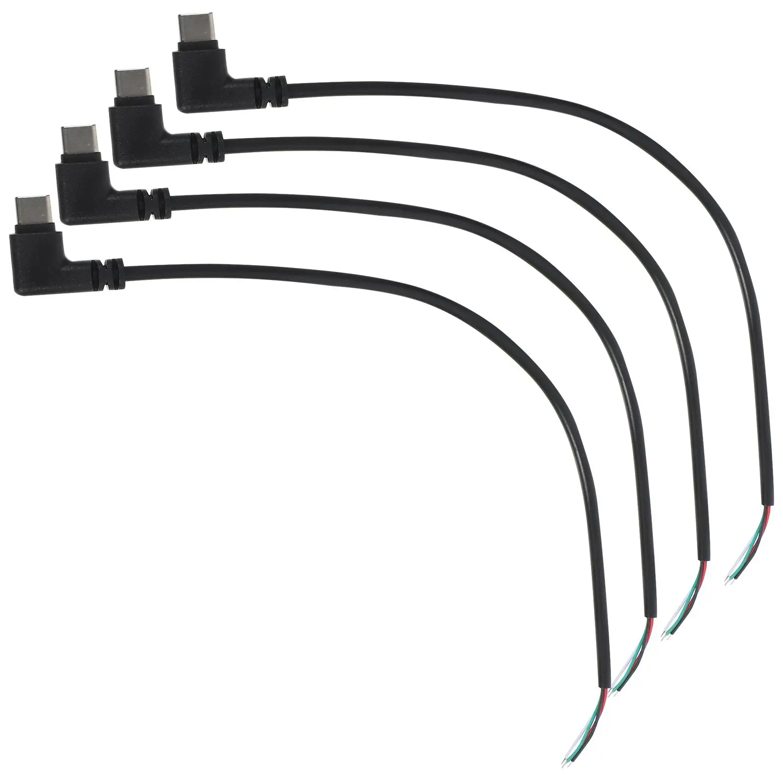 4 Pcs USB Data Cable 90 Degree Type C Male Plug Bare Wire Short Right Angle Open End Portable Replacement
4 Pcs USB Data Cable 90 Degree Type C Male Plug Bare Wire Short Right Angle Open End Portable Replacement