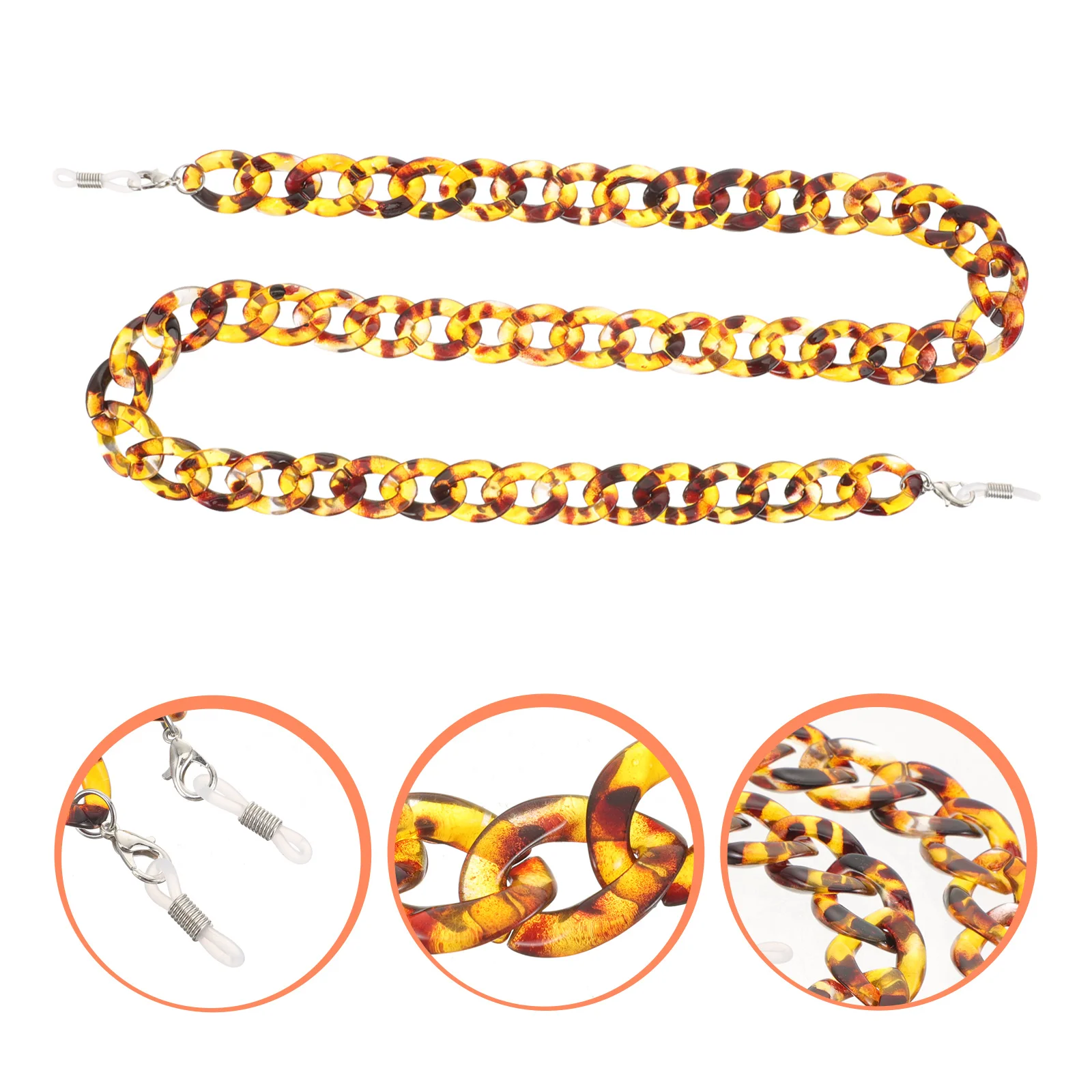 Glasses Chain Tortoise-shell Anti-slip Personalized PVC Universal Fit Rope Retainer Neck Strap Lanyard Holder Secure Metal
Glasses Chain Tortoise-shell Anti-slip Personalized PVC Universal Fit Rope Retainer Neck Strap Lanyard Holder Secure Metal