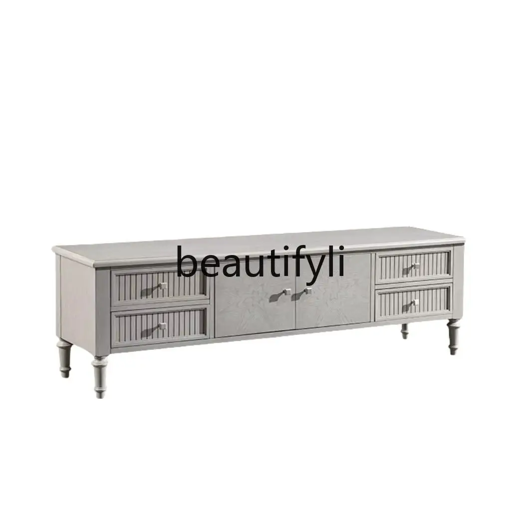 American light luxury rural solid wood TV cabinet simple audio-visual storage combination low cabinet
American light luxury rural solid wood TV cabinet simple audio-visual storage combination low cabinet