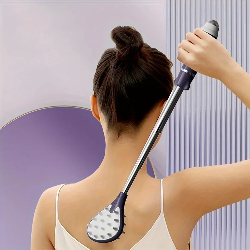 Выдвижной скребок для спины — магнитный массажный ролик для точечного массажа, нескользящая ручка, портативный для снятия зуда
Выдвижной скребок для спины — магнитный массажный ролик для точечного массажа, нескользящая ручка, портативный для снятия зуда