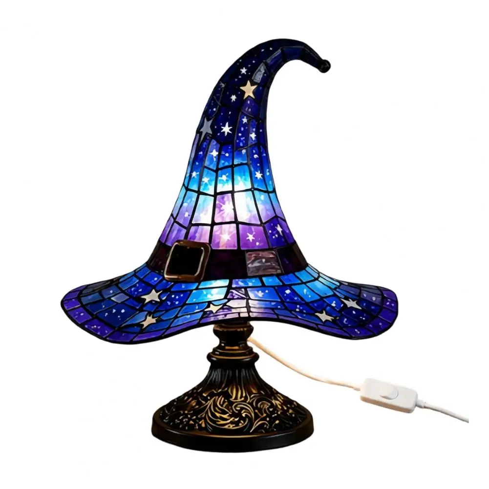 Witch Hat Table Lamp, Gothic Home Decor Light USB Powered LED Bedside Light for Bedroom, Living Room, Shelf Halloween Decor
Witch Hat Table Lamp, Gothic Home Decor Light USB Powered LED Bedside Light for Bedroom, Living Room, Shelf Halloween Decor