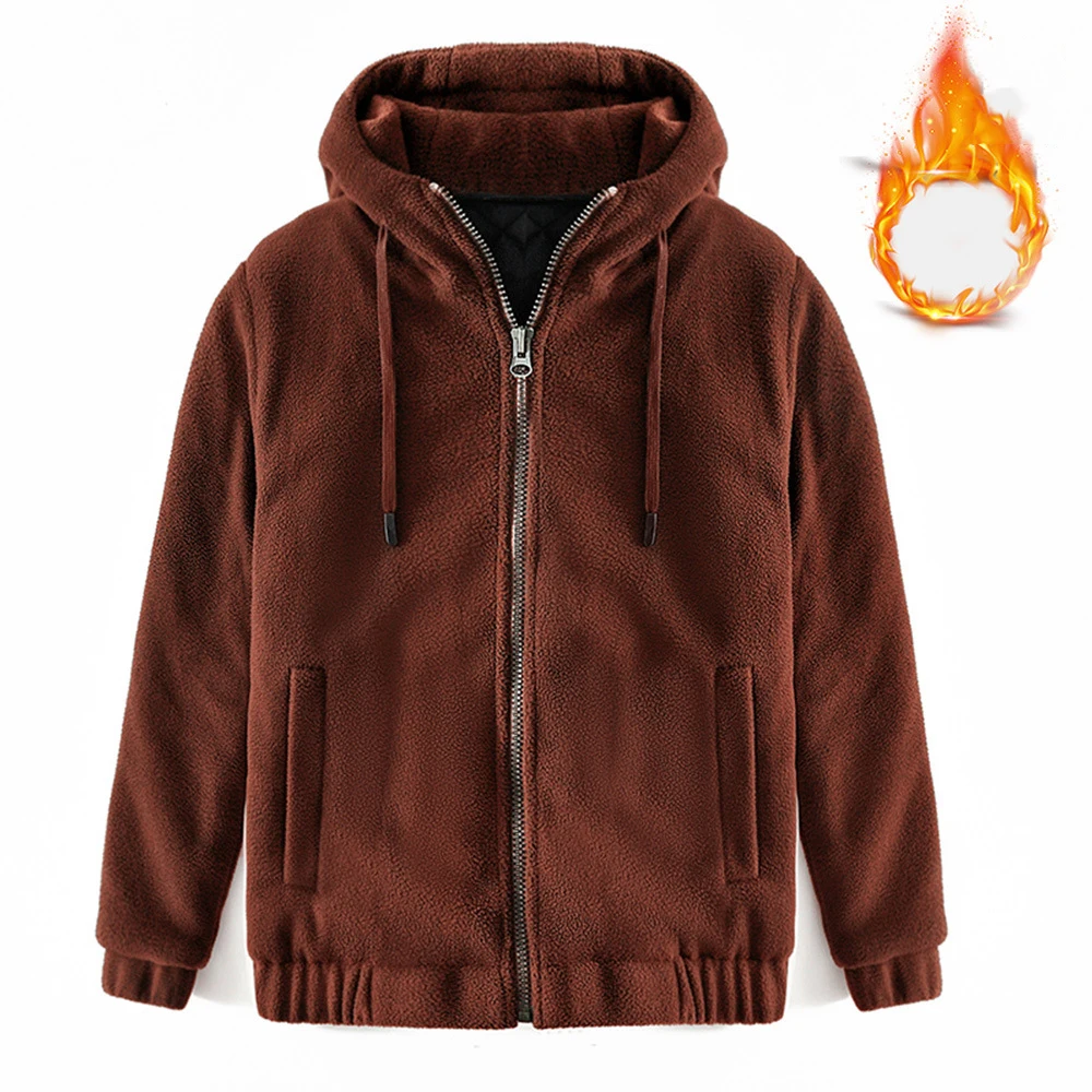 L137 Autumn Winter Vintage Hooded Men's Cardigan Warm Solid Color Pockets Fleece Thicken Coats Loose Fashion Casual Male Jackets
L137 Autumn Winter Vintage Hooded Men's Cardigan Warm Solid Color Pockets Fleece Thicken Coats Loose Fashion Casual Male Jackets