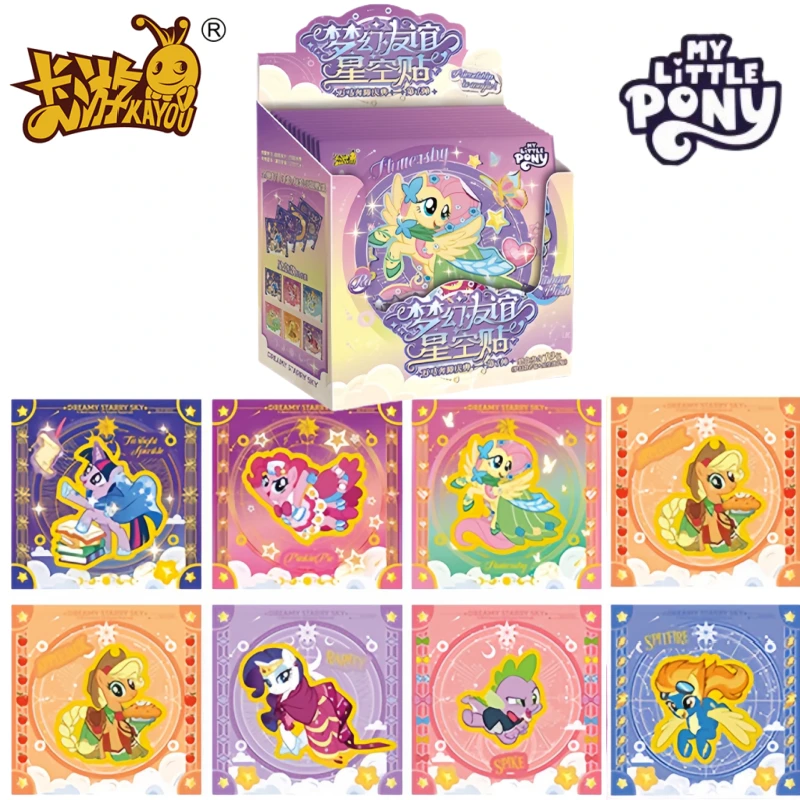 KAYOU натуральная наклейка My Little Pony в стиле фэнтези, дружба, звездное небо, окружающая анимация, мультяшные наклейки, праздничные подарки
KAYOU натуральная наклейка My Little Pony в стиле фэнтези, дружба, звездное небо, окружающая анимация, мультяшные наклейки, праздничные подарки