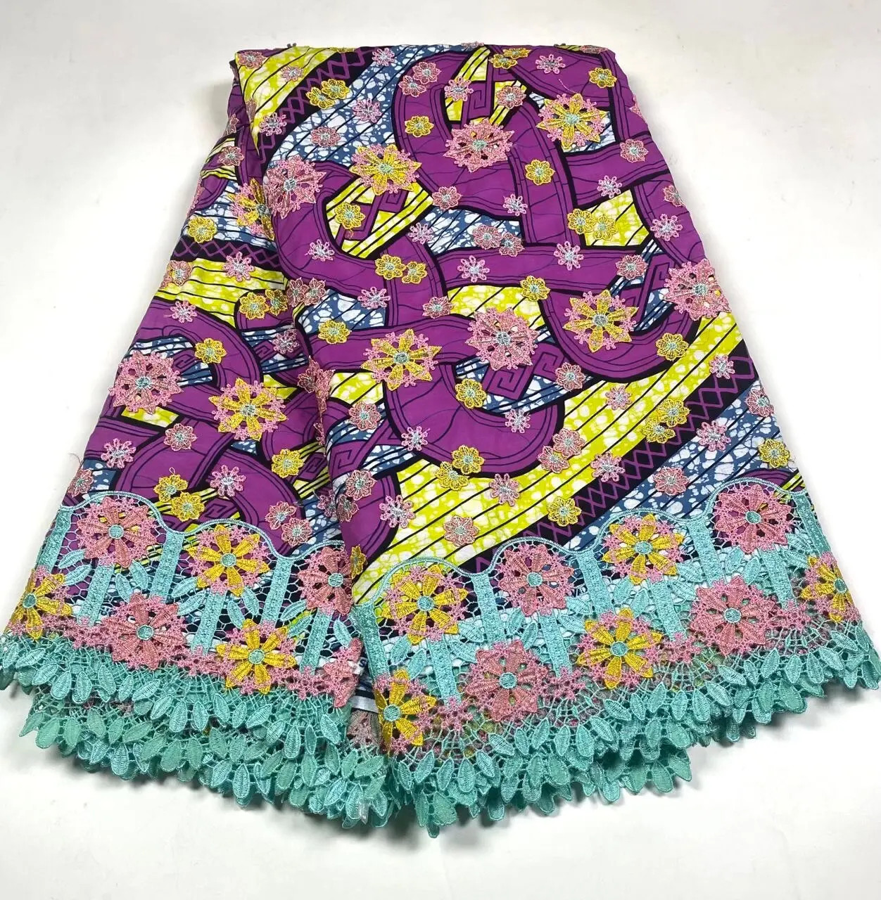 2026 100% Cotton African Glitter Wax Fabric 5Yards Soft Fashion Cord Lace for Women's Dresses Embroidery Sewing Lace 3C6
2026 100% Cotton African Glitter Wax Fabric 5Yards Soft Fashion Cord Lace for Women's Dresses Embroidery Sewing Lace 3C6