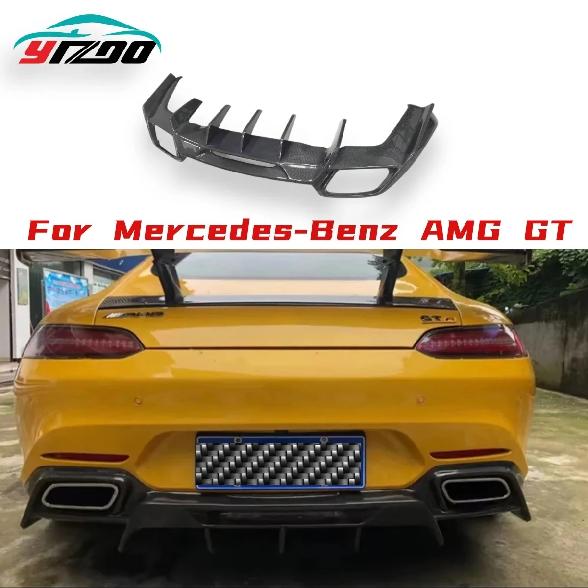 Для Mercedes-Benz AMG GT GTC GTS 2015-2024: передний сплиттер бампера, задний диффузор, спойлер, боковые пороги, комплект обвеса B из настоящего карбона
Для Mercedes-Benz AMG GT GTC GTS 2015-2024: передний сплиттер бампера, задний диффузор, спойлер, боковые пороги, комплект обвеса B из настоящего карбона