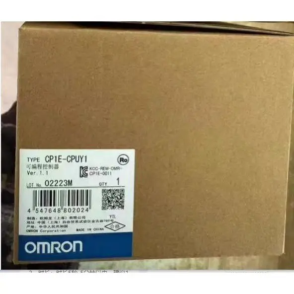 Omron CP1E-CPUY1 is in stock
Omron CP1E-CPUY1 is in stock