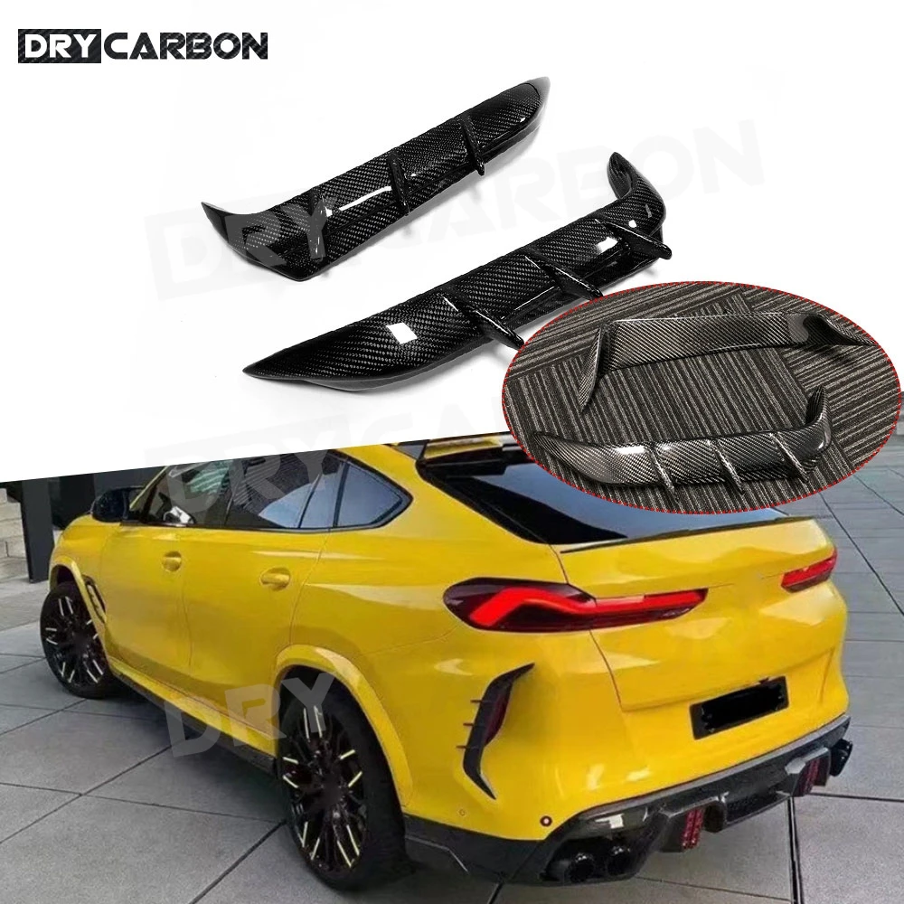 Carbon Fiber Car Rear Bumper Air Vent Trims Splitters Flaps Apron Body Kits Accessories for BMW F96 X6 2019 2020 2021 2022 FRP
Carbon Fiber Car Rear Bumper Air Vent Trims Splitters Flaps Apron Body Kits Accessories for BMW F96 X6 2019 2020 2021 2022 FRP
