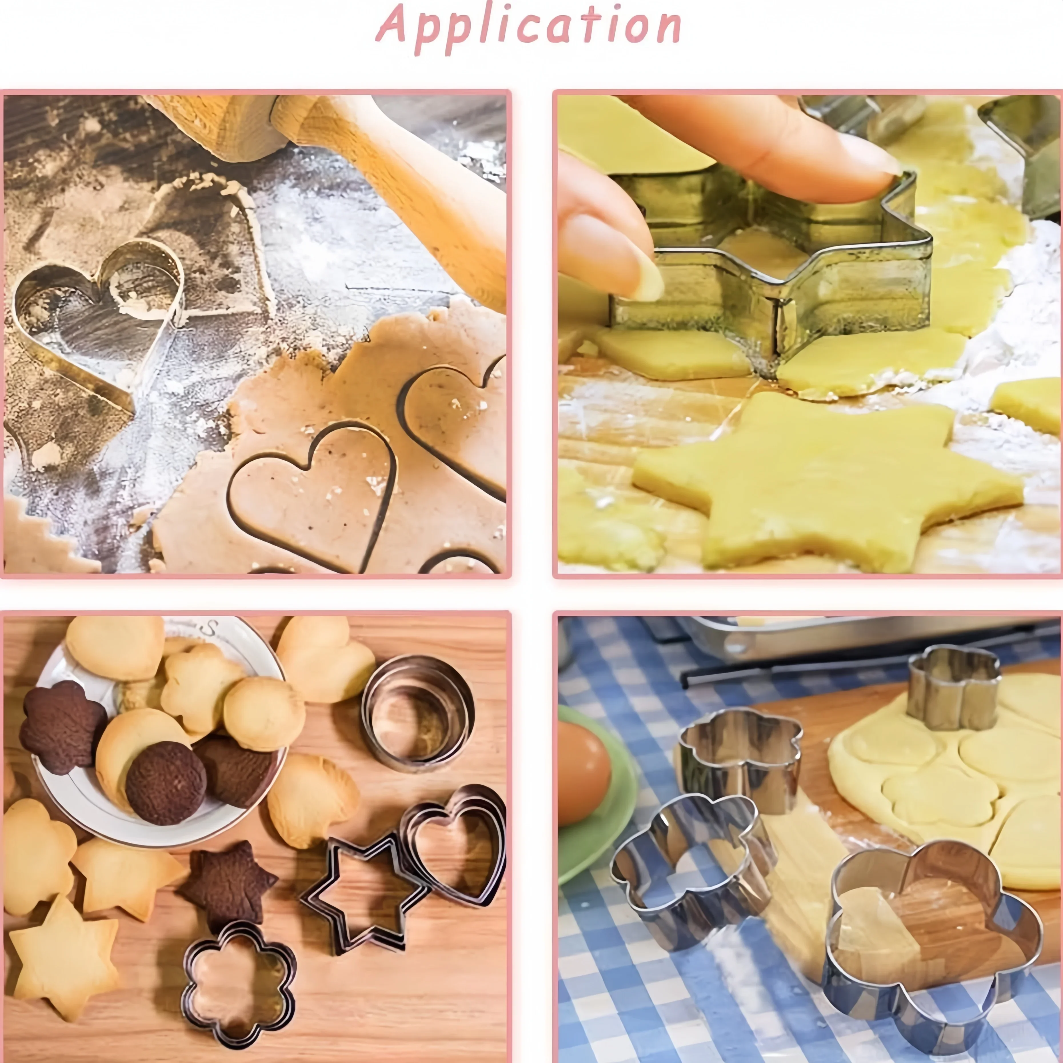 12pcs Metal Cookies Cutters Set, Creative Star Cookie Cutter, Round/Heart/Flower Shaped Egg Molds, Indoor Outdoor Baking Tools
12pcs Metal Cookies Cutters Set, Creative Star Cookie Cutter, Round/Heart/Flower Shaped Egg Molds, Indoor Outdoor Baking Tools