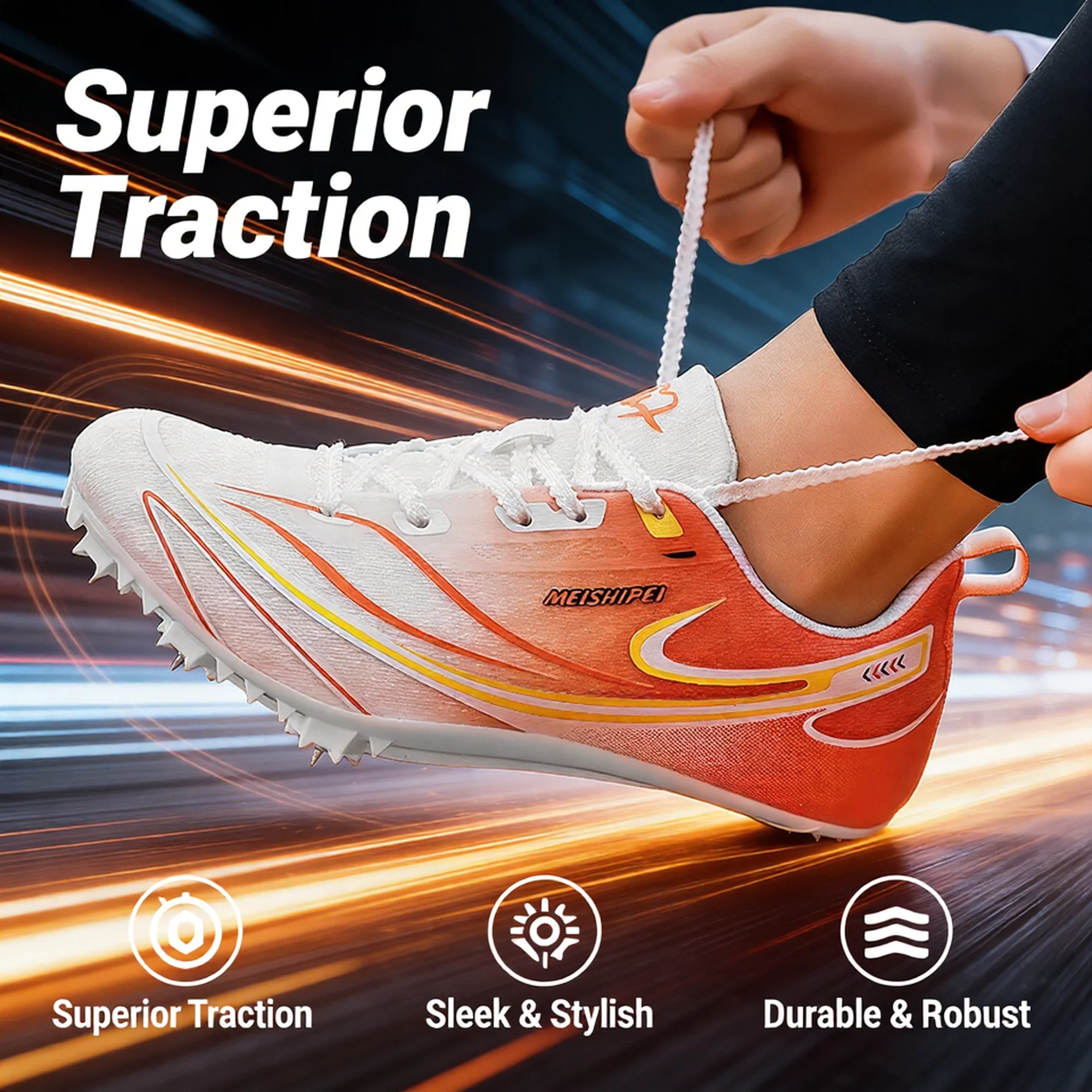 Youth Sport Exam Spikes Classic Professional Track and Field Running Shoe Unisex Outdoor Wearable Sports Shoes Unisex
Youth Sport Exam Spikes Classic Professional Track and Field Running Shoe Unisex Outdoor Wearable Sports Shoes Unisex