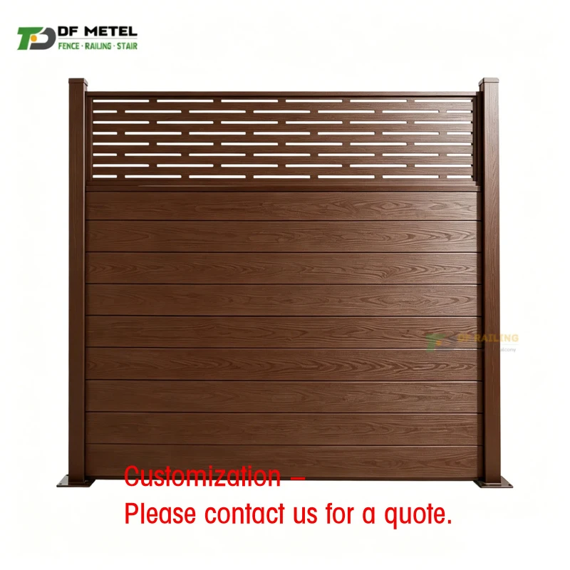 custom.DF Patios Material WPC Fencing Composite Fence Rails
custom.DF Patios Material WPC Fencing Composite Fence Rails