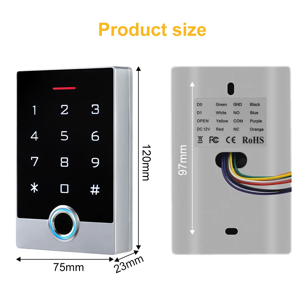 WIFI Tuya Smart Door Lock Waterproof Door Access Control System Standalone Keypad RFID Card Door Entry Access Controller
WIFI Tuya Smart Door Lock Waterproof Door Access Control System Standalone Keypad RFID Card Door Entry Access Controller