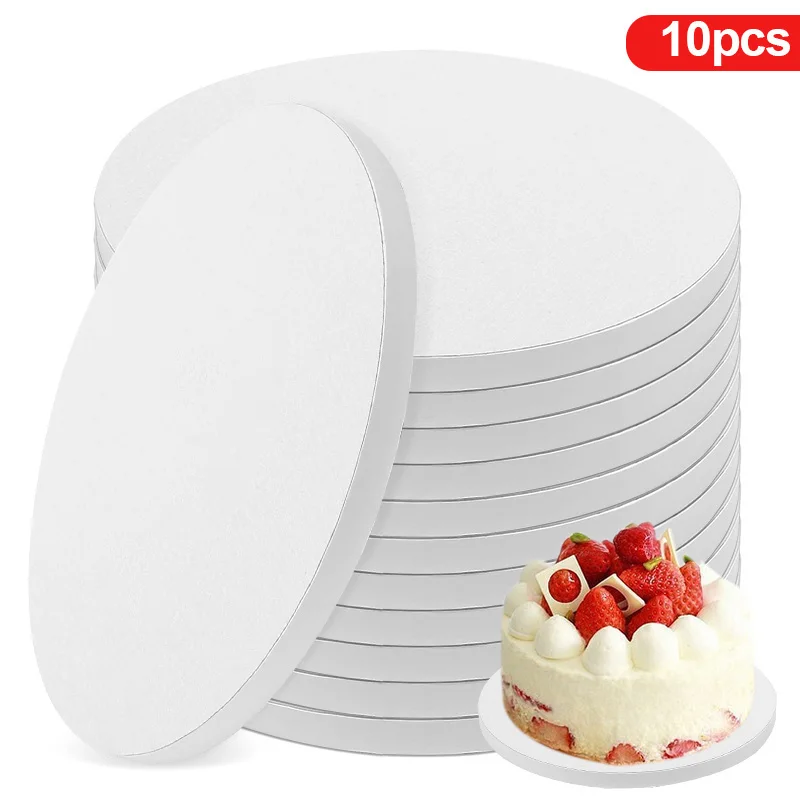 10Pcs 10Inch Round Cake Boards Base for Wedding Birthday Party Christmas Supplies Cake Drum Board Baking Tools Paper Pizza Pan
10Pcs 10Inch Round Cake Boards Base for Wedding Birthday Party Christmas Supplies Cake Drum Board Baking Tools Paper Pizza Pan