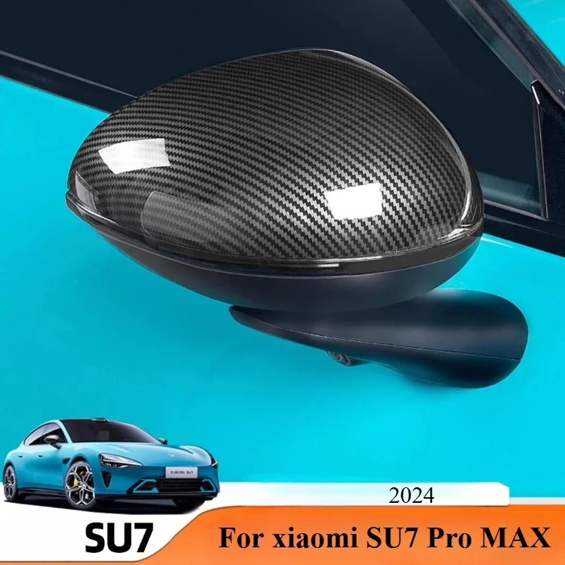 For xiaomi SU7 Pro MAX Accessories 2024 Carbon Black Car Side Door Mirror Rear View Mirror Cover Decor Anti Scratch Frame 2PCS
For xiaomi SU7 Pro MAX Accessories 2024 Carbon Black Car Side Door Mirror Rear View Mirror Cover Decor Anti Scratch Frame 2PCS
