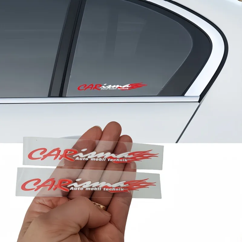 2pcs/Set Fashion German Car "Carisma" Stickers Red White Flame Style Vinyl Decal for Car Motorcycle Additions
2pcs/Set Fashion German Car "Carisma" Stickers Red White Flame Style Vinyl Decal for Car Motorcycle Additions