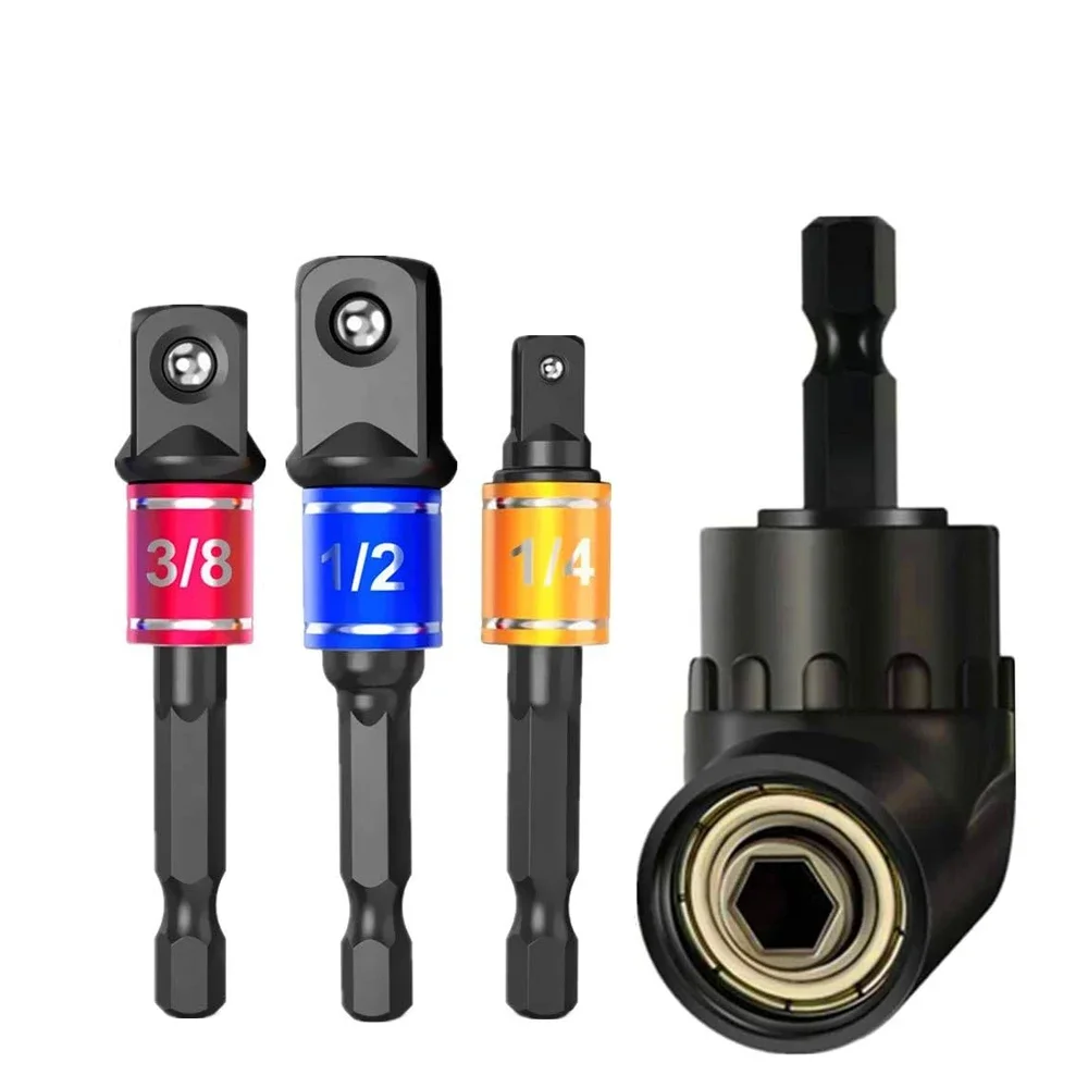 Impact Grade 105 Degree Angle Socket Adapter Power Hand Tool Part Driver Extension Set Screwdriver Holder Drill Nut Attachment
Impact Grade 105 Degree Angle Socket Adapter Power Hand Tool Part Driver Extension Set Screwdriver Holder Drill Nut Attachment