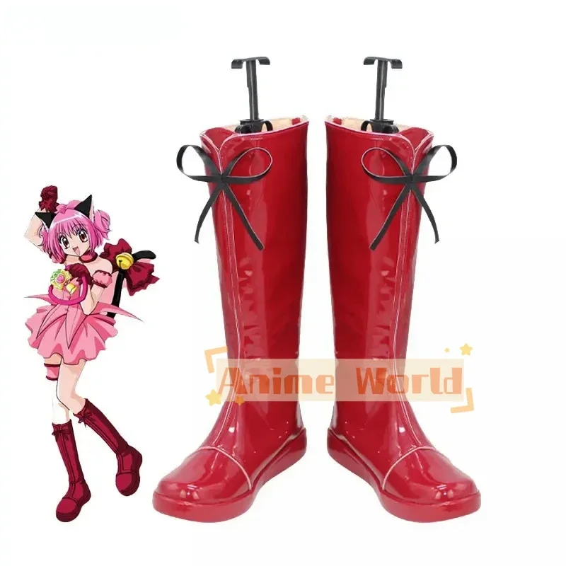 Аниме Tokyo Mew Mew Momomiya Ichigo, обувь для косплея, обувь из искусственной кожи, карнавальные ботинки на Хэллоуин, реквизит для косплея, индивидуальный заказ
Аниме Tokyo Mew Mew Momomiya Ichigo, обувь для косплея, обувь из искусственной кожи, карнавальные ботинки на Хэллоуин, реквизит для косплея, индивидуальный заказ