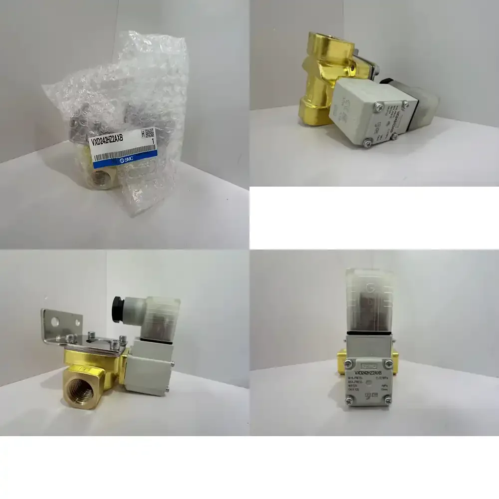 SMC VXD242HZ2AXB Original Series 2-Port Pilot Operated Solenoid Valve New Condition Coiled Seal for Water Air Pneumatic Parts
SMC VXD242HZ2AXB Original Series 2-Port Pilot Operated Solenoid Valve New Condition Coiled Seal for Water Air Pneumatic Parts