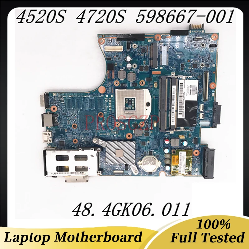 598667-001 High Quality Mainboard For 4520S 4720S Laptop Motherboard H9265-1 48.4GK06.011 Intel HM55 Pga 989 DDR3 100% Tested OK
598667-001 High Quality Mainboard For 4520S 4720S Laptop Motherboard H9265-1 48.4GK06.011 Intel HM55 Pga 989 DDR3 100% Tested OK