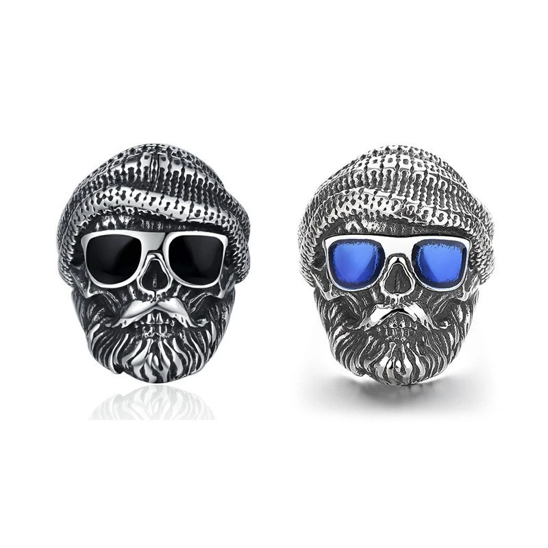 European American Retro Sunglasses Shaped Ring-Fade-Resistant Men's Hip-Hop Punk Handsome Dominant Unique Fashion Band Accessory
European American Retro Sunglasses Shaped Ring-Fade-Resistant Men's Hip-Hop Punk Handsome Dominant Unique Fashion Band Accessory