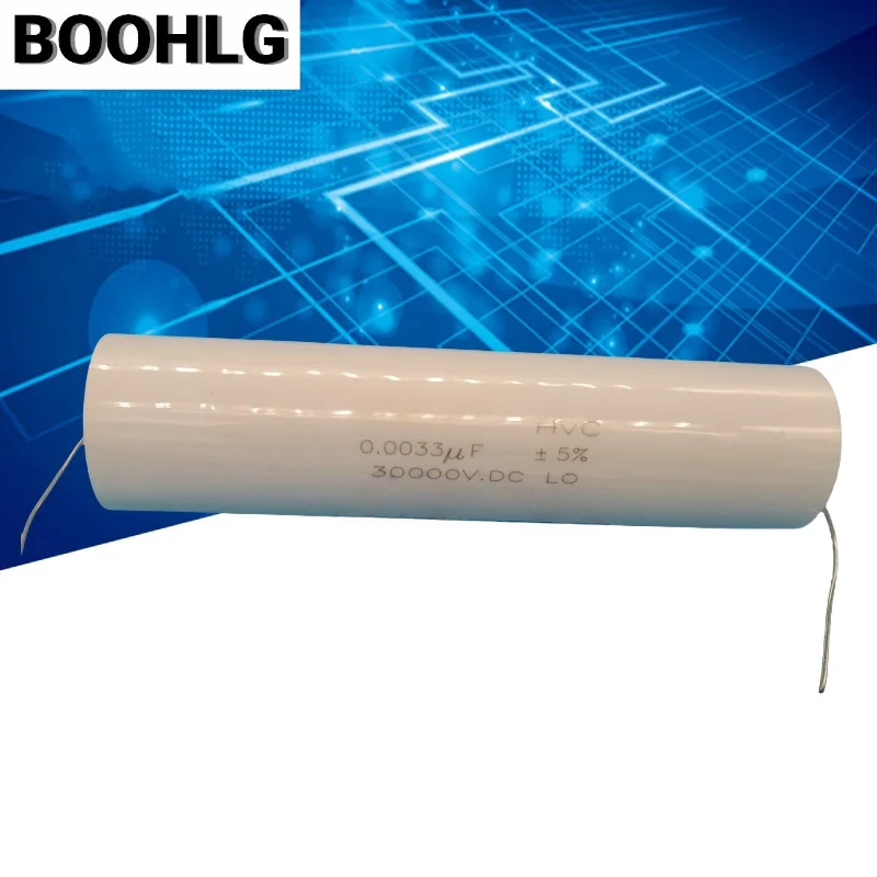 1PCS high voltage inductive and polarity-free film capacitor 0.0033UF 332 30000V 30KV 29X120MM
1PCS high voltage inductive and polarity-free film capacitor 0.0033UF 332 30000V 30KV 29X120MM