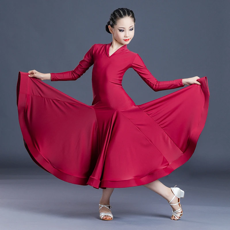 Red Ballroom Dance Dress Girls Prom Tango Waltz Dancing Clothes Competition Costume Long Sleeve Dresses Performance Wear VDB4816
Red Ballroom Dance Dress Girls Prom Tango Waltz Dancing Clothes Competition Costume Long Sleeve Dresses Performance Wear VDB4816