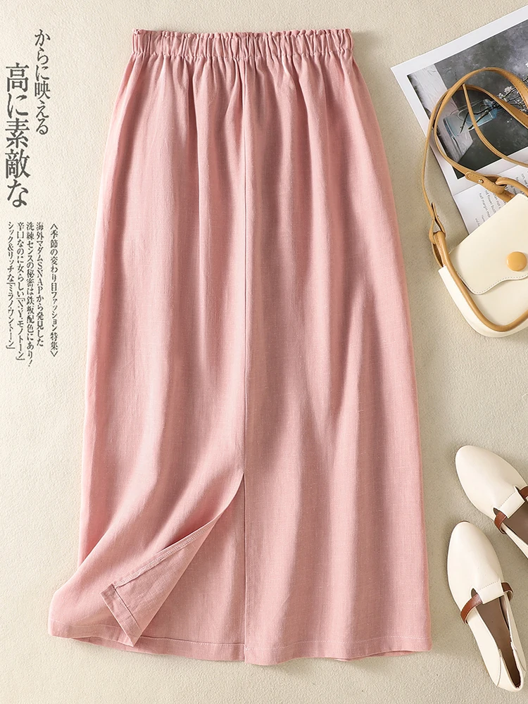 Loose Fit Korean Style plus Size Skirt Elastic Waist Drawstring Slimming Women's Mid-Length A-Line Skirt Casual Wear
Loose Fit Korean Style plus Size Skirt Elastic Waist Drawstring Slimming Women's Mid-Length A-Line Skirt Casual Wear