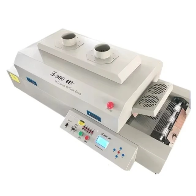 T-960W Professional SMT Reflow Oven with 5-Zone IR Hot Air High-Accuracy Soldering Condition New
T-960W Professional SMT Reflow Oven with 5-Zone IR Hot Air High-Accuracy Soldering Condition New