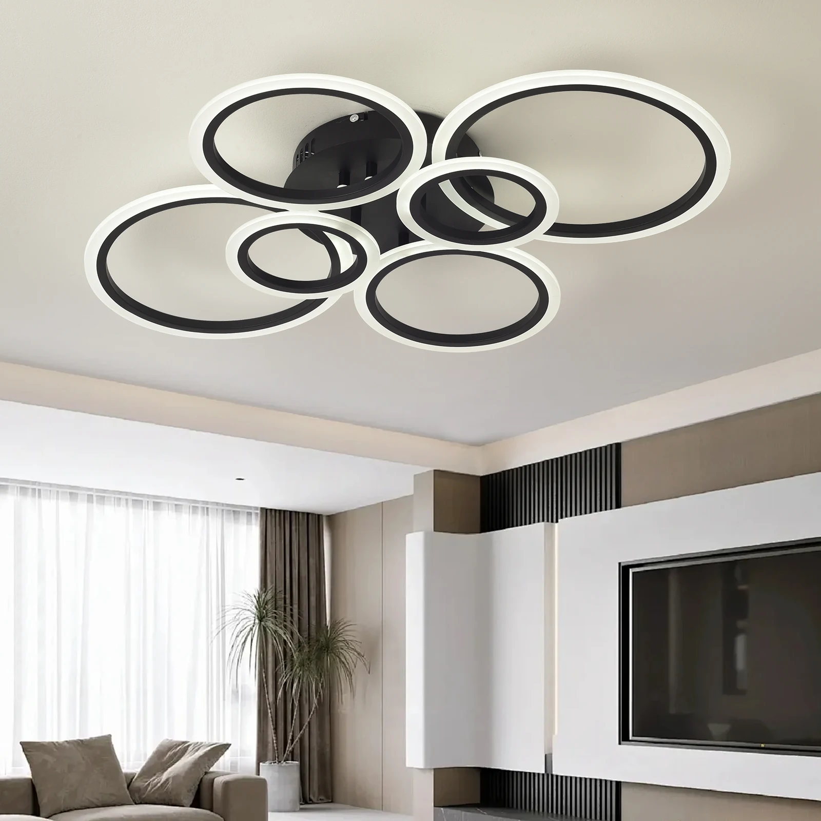 Modern Ring LED Ceiling Light Indoor Lighting Glossy Acrylic Dimmable Light Bedroom Living Room Ceiling Light Modern Home Decor
Modern Ring LED Ceiling Light Indoor Lighting Glossy Acrylic Dimmable Light Bedroom Living Room Ceiling Light Modern Home Decor