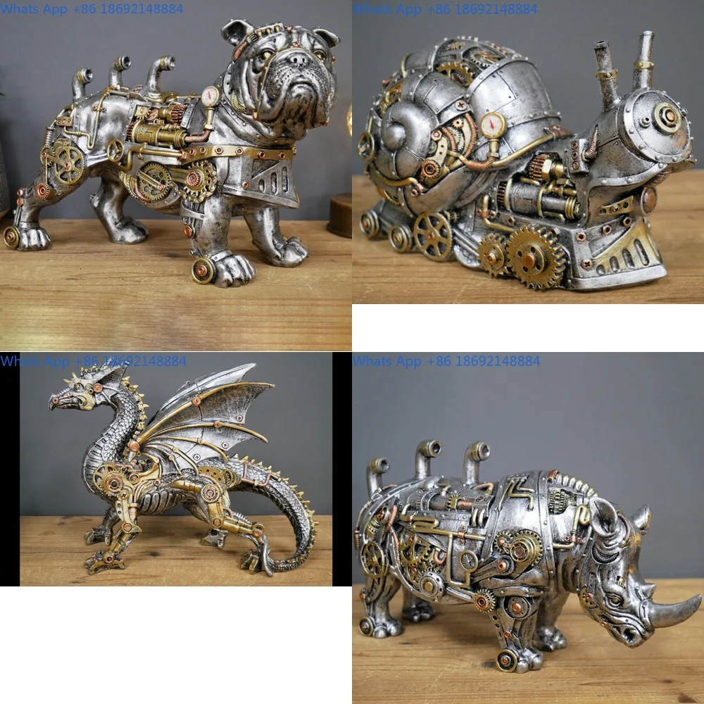 Mechanical Punk Dog Resin Craft Decorative Figurine for Desktop Display Garden Ornament
Mechanical Punk Dog Resin Craft Decorative Figurine for Desktop Display Garden Ornament