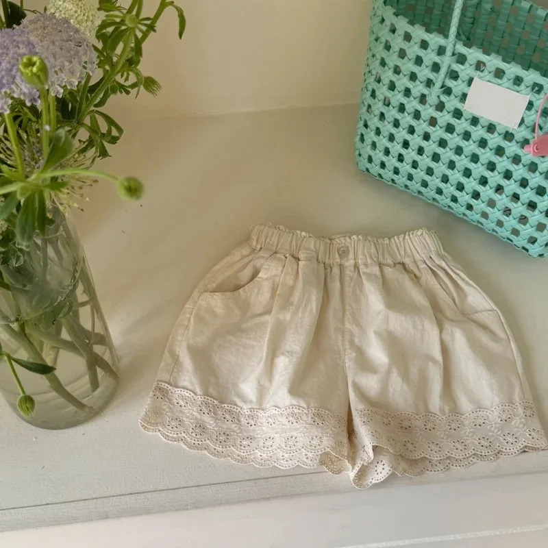 2026 Summer Fashion Children Cotton Loose Shorts Girls Solid Lace Shorts Baby Casual Pants Kids Clothes
2026 Summer Fashion Children Cotton Loose Shorts Girls Solid Lace Shorts Baby Casual Pants Kids Clothes