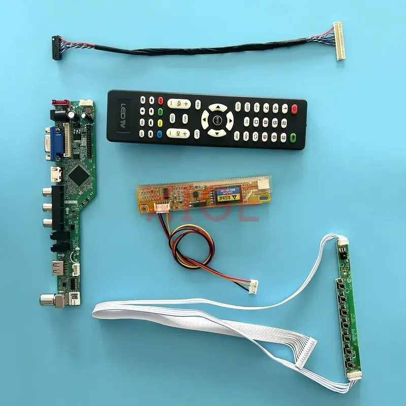For TD141TGCD1 TD141TGCD2 Controller Driver Card IR+USB+AV+HDMI+VGA 1024*768 LVDS 30-Pin 1CCFL Analog TV LCD Matrix DIY Test Kit
For TD141TGCD1 TD141TGCD2 Controller Driver Card IR+USB+AV+HDMI+VGA 1024*768 LVDS 30-Pin 1CCFL Analog TV LCD Matrix DIY Test Kit
