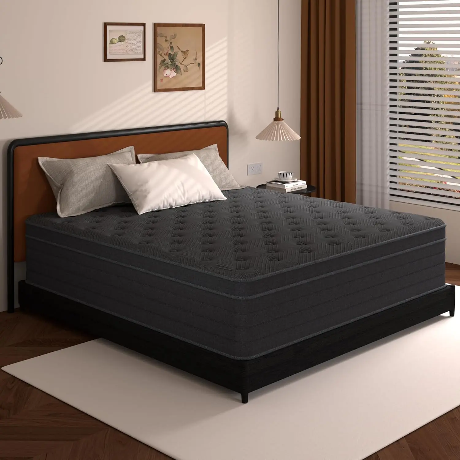 12 Inch Queen Hybrid Mattress, Gel Memory Foam & Pocket Spring, Medium Firm, Breathable, Pressure Relief, CertiPUR-US
12 Inch Queen Hybrid Mattress, Gel Memory Foam & Pocket Spring, Medium Firm, Breathable, Pressure Relief, CertiPUR-US