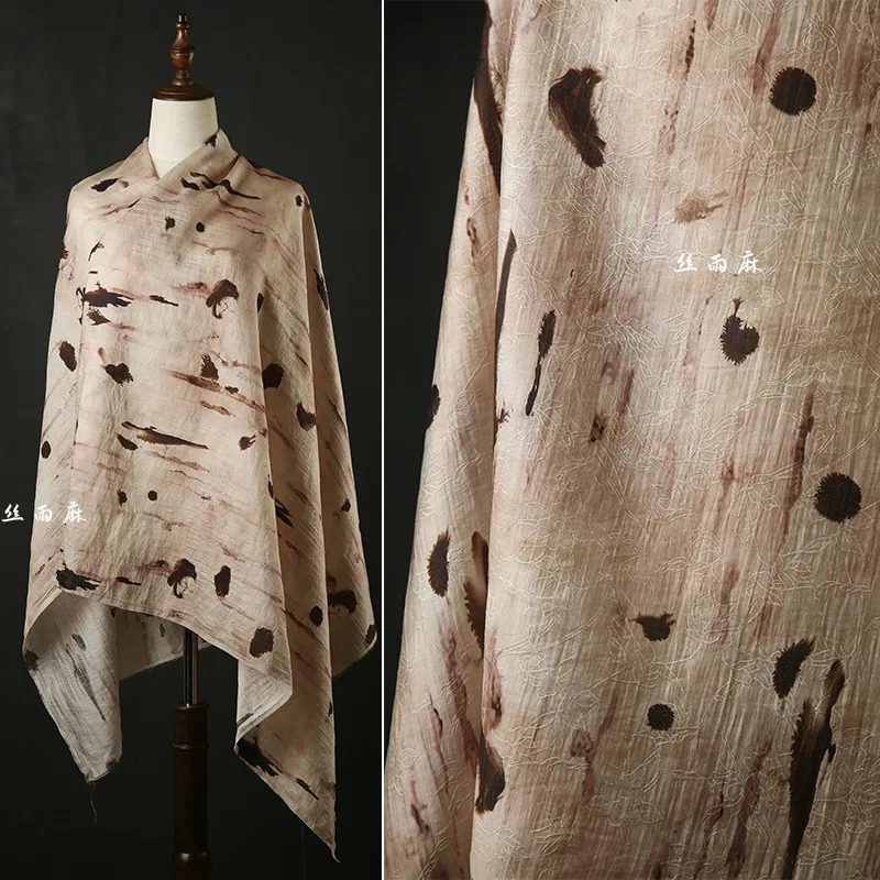 Dotted Dark Pattern Jacquard Artistic Retro Texture Fabric Cheongsam Hanfu Horse-Face Skirt New Chinese Style Fabric
Dotted Dark Pattern Jacquard Artistic Retro Texture Fabric Cheongsam Hanfu Horse-Face Skirt New Chinese Style Fabric