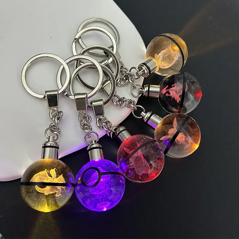 Crystal Poké Ball Glowing Keychain Pokémon Pet Elf Peripheral Gift for Giving or Collecting
Crystal Poké Ball Glowing Keychain Pokémon Pet Elf Peripheral Gift for Giving or Collecting
