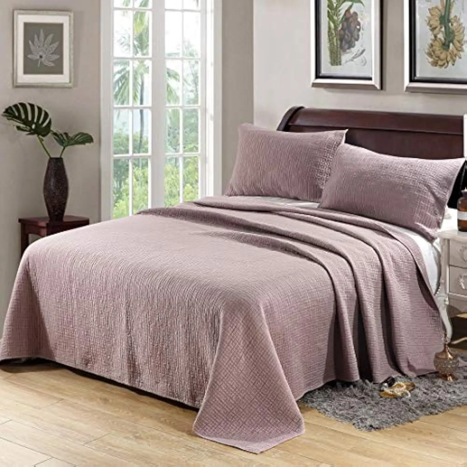 3-Piece 100% Cotton Plaid Pattern Quilt Set Oversize Queen Lightweight Soft Quilted Bedspread Coverlet (Oversize Queen,Ou Pink
3-Piece 100% Cotton Plaid Pattern Quilt Set Oversize Queen Lightweight Soft Quilted Bedspread Coverlet (Oversize Queen,Ou Pink