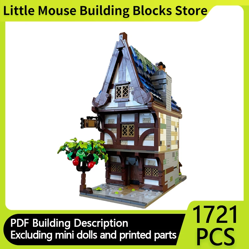 Модель City Street View MOC, строительные кирпичи, таверна в средневековом стиле, модульные технологии, подарки, праздник, сборка, детские игрушки, костюм
Модель City Street View MOC, строительные кирпичи, таверна в средневековом стиле, модульные технологии, подарки, праздник, сборка, детские игрушки, костюм