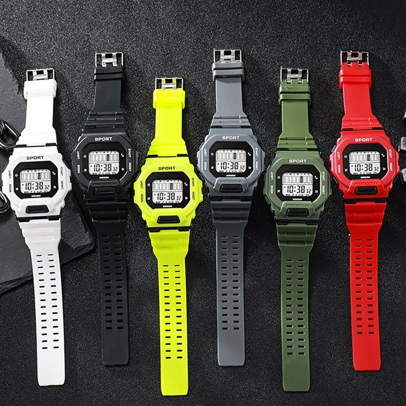 1pc Unisex Military Digital Watch Men Women Student Multifunction Waterproof Luminous LED Alarm Wristwatch Relojes Para Hombre
1pc Unisex Military Digital Watch Men Women Student Multifunction Waterproof Luminous LED Alarm Wristwatch Relojes Para Hombre