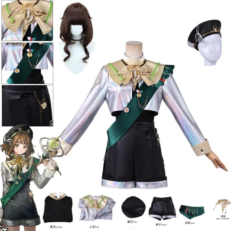 Silverwing Eagle Cosplay Costume Reverse:1999 Silver Short Jacket Outfit Black Shorts Uniform Hat and Props Wig for Perfromance
Silverwing Eagle Cosplay Costume Reverse:1999 Silver Short Jacket Outfit Black Shorts Uniform Hat and Props Wig for Perfromance