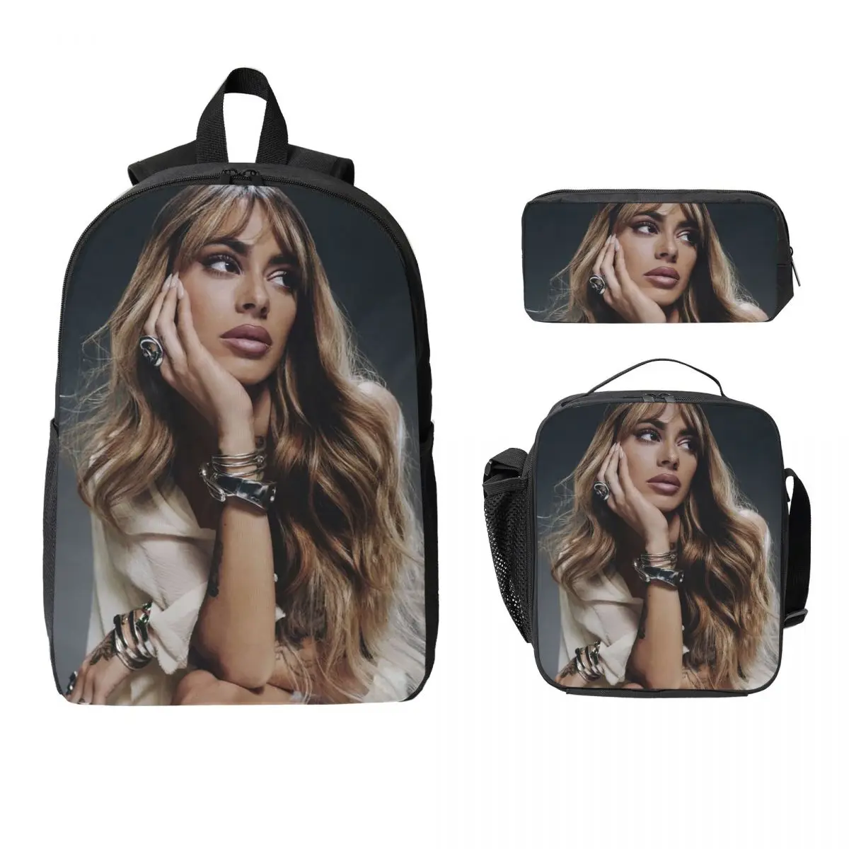 Tini Stoessel Tour Backpack Student BookBag School Bag Computer Shoulder Bags 3ps Insulated Lunch Bag Pencil Case
Tini Stoessel Tour Backpack Student BookBag School Bag Computer Shoulder Bags 3ps Insulated Lunch Bag Pencil Case