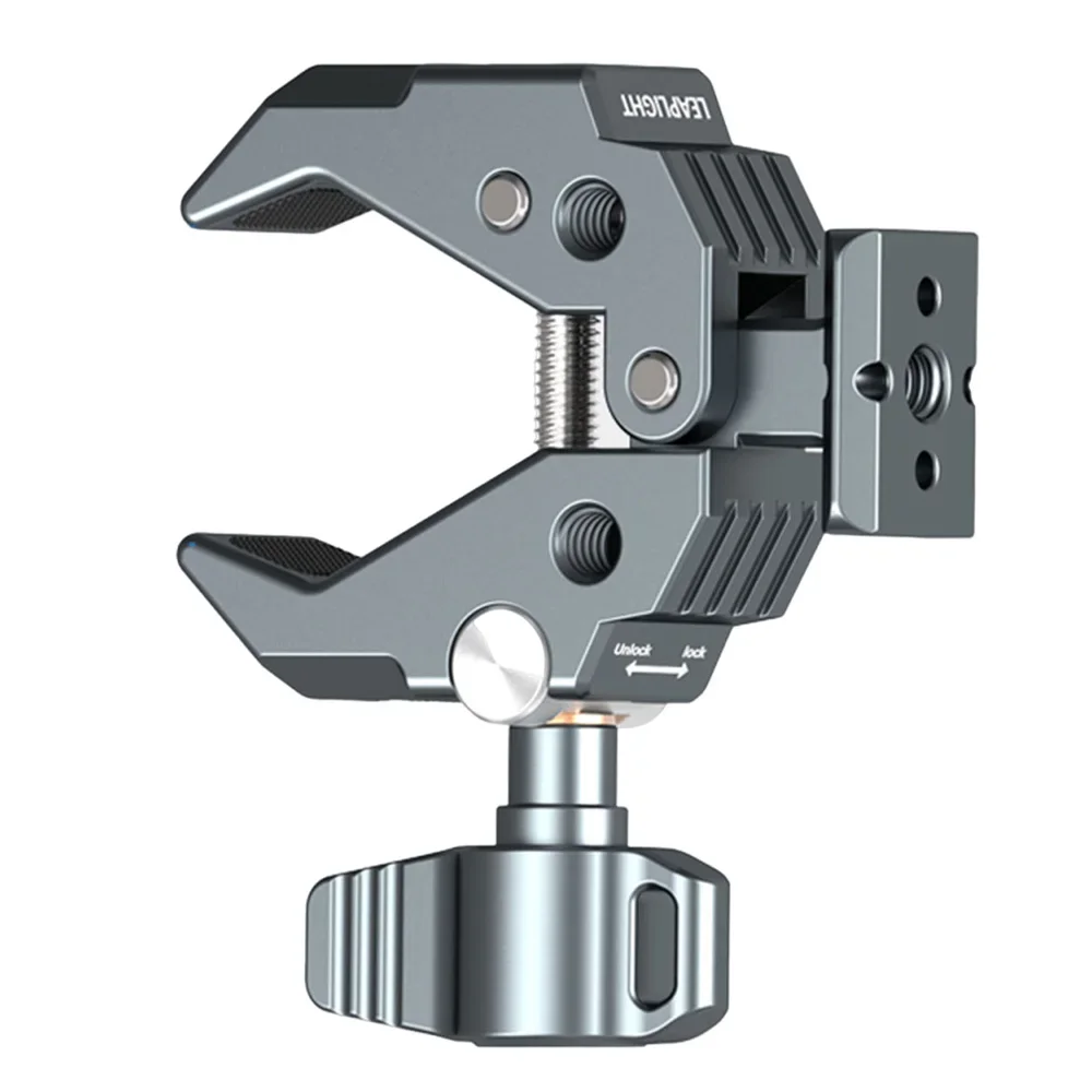 Upgrade Metal Multi-functional Crab Claw Super Clamp with NATO Base Powerful Fixed Clamp for DSLR Camera Monitors Mic Led Lights
Upgrade Metal Multi-functional Crab Claw Super Clamp with NATO Base Powerful Fixed Clamp for DSLR Camera Monitors Mic Led Lights