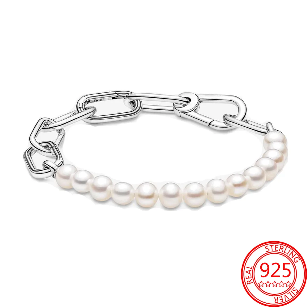 Original 925 Silver ME Series Treated Freshwater Cultured Pearl Bracelet Women's Exquisite Wedding Jewelry Set Accessories
Original 925 Silver ME Series Treated Freshwater Cultured Pearl Bracelet Women's Exquisite Wedding Jewelry Set Accessories