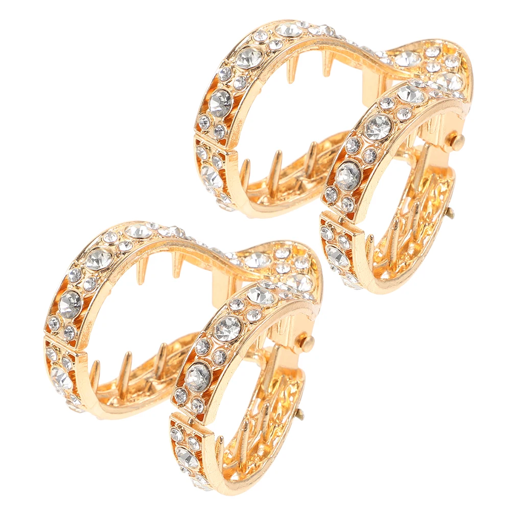 2Pcs Hairpin Headgear Rhinestone Barrettes French Claw Clips for Women Short Hair Ponytail Buckles Wedding Accessories
2Pcs Hairpin Headgear Rhinestone Barrettes French Claw Clips for Women Short Hair Ponytail Buckles Wedding Accessories