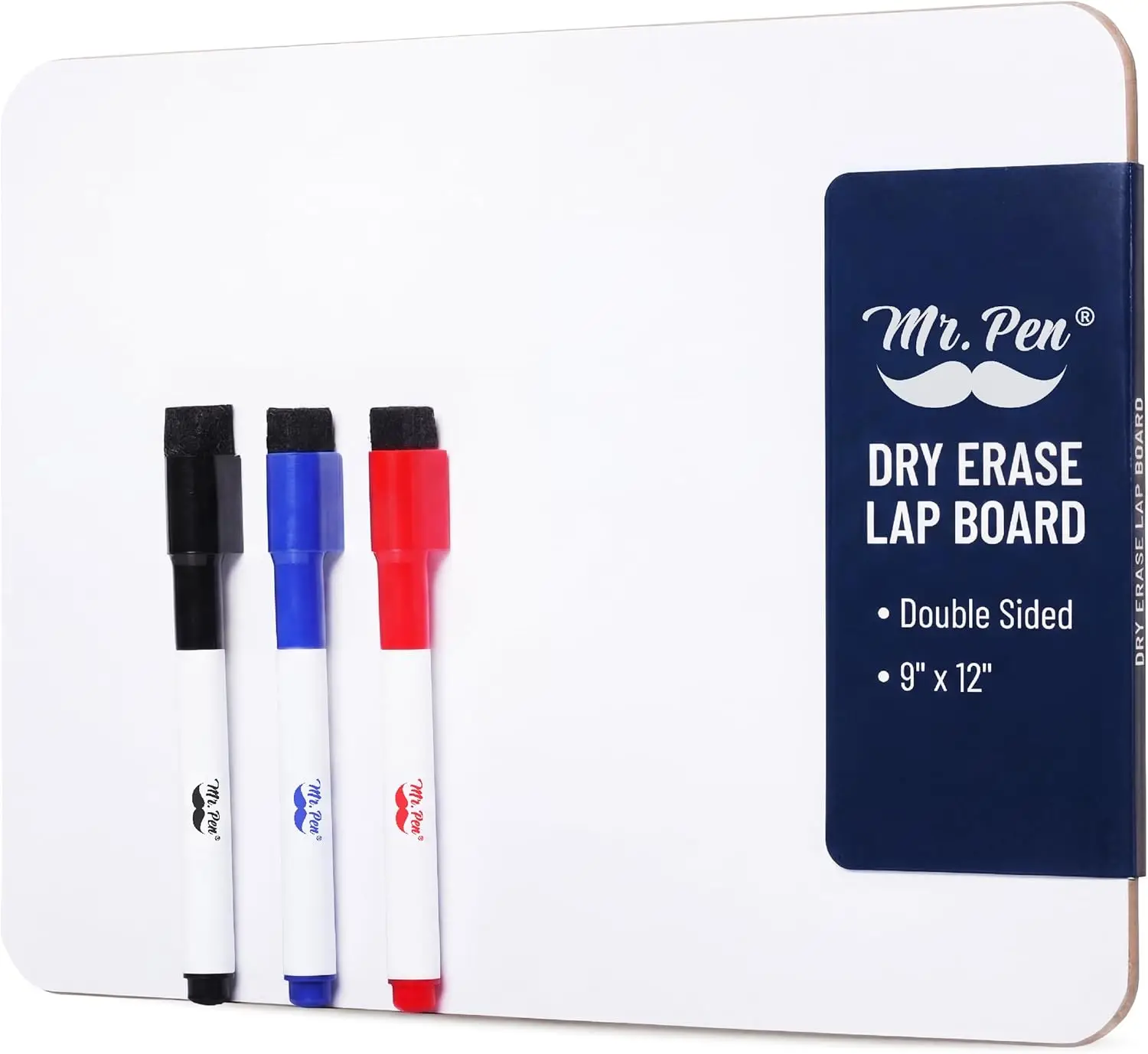 Double Sided Dry Erase Lapboard, 9x12 Inches, Portable Mini Whiteboard with 3 Markers for Kids and Classroom
Double Sided Dry Erase Lapboard, 9x12 Inches, Portable Mini Whiteboard with 3 Markers for Kids and Classroom