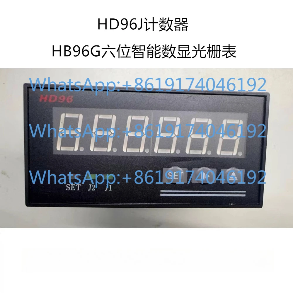 HB96J Counting Meter Meter, Six-bit Intelligent Digital Display Grating Meter 48 * 96MM 220V
HB96J Counting Meter Meter, Six-bit Intelligent Digital Display Grating Meter 48 * 96MM 220V