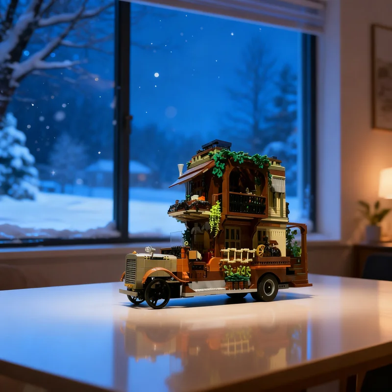 5158 деталей MOC Винтажный караван: Конструктор Creator Expert, модель для сборки, игрушка-подарок, креативный коллекционный предмет для демонстрации, премиум-класс для взрослых и детей
5158 деталей MOC Винтажный караван: Конструктор Creator Expert, модель для сборки, игрушка-подарок, креативный коллекционный предмет для демонстрации, премиум-класс для взрослых и детей