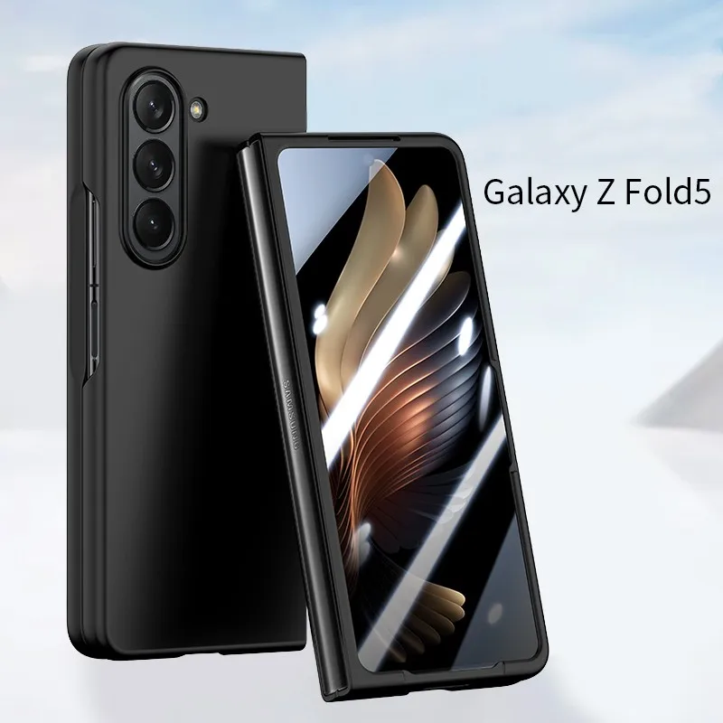 PC Hard Shell Phone Case For Samsung Galaxy Z Fold 5 Fold5 Tempering Glass Film Protective Cover
PC Hard Shell Phone Case For Samsung Galaxy Z Fold 5 Fold5 Tempering Glass Film Protective Cover