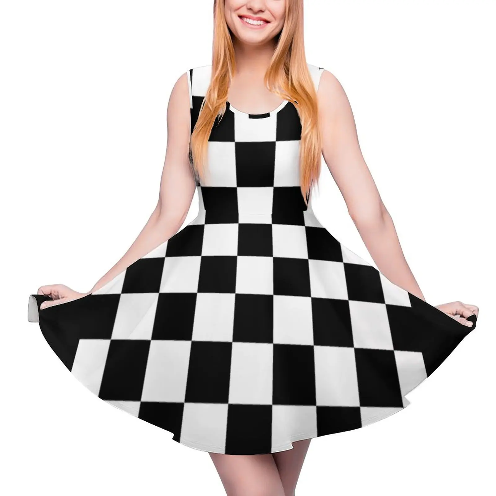 Checkered Flag Pattern Race Winner Sleeveless Dress clothes for woman women"s summer dresses 2024 dress korean style
Checkered Flag Pattern Race Winner Sleeveless Dress clothes for woman women"s summer dresses 2024 dress korean style