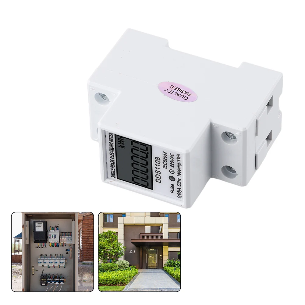 2pcs 50A 60A DDS1108 LCD Digital Display Single Phase Energy Meter With Backlight Test Meters Detectors Accessories
2pcs 50A 60A DDS1108 LCD Digital Display Single Phase Energy Meter With Backlight Test Meters Detectors Accessories 