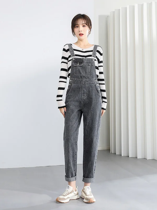 Salt Series Women's Denim Overalls Loose High Waist Wide Leg Pants Spring New Sle Age Reduction Design Sense Jeans Overall
Salt Series Women's Denim Overalls Loose High Waist Wide Leg Pants Spring New Sle Age Reduction Design Sense Jeans Overall